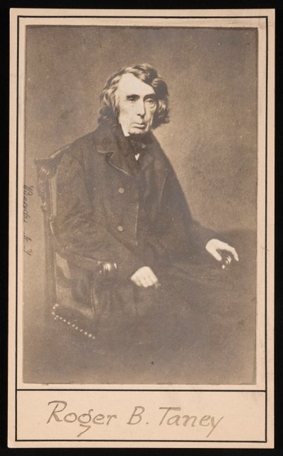 Portrait of Roger Brooke Taney 1777-1864, Before 1864 by Brady