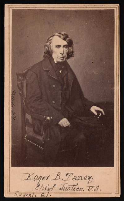 Portrait of Roger Brooke Taney, Before 1864 by Brady