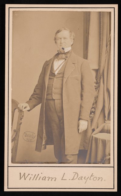 Portrait of William Lewis Dayton, Before 1864 by Brady