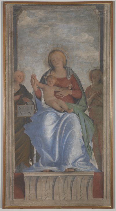 The Virgin and Child with Two Angels by Bramantino