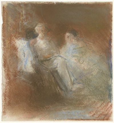 A. Grandmont with a Book and Two Women by Bramine Hubrecht
