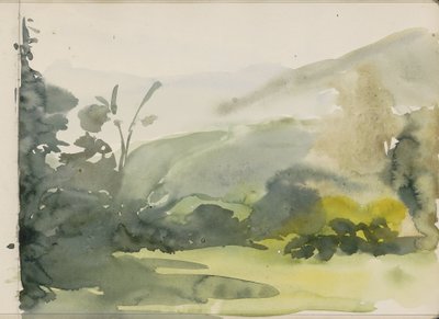 Landscape with Trees by Bramine Hubrecht