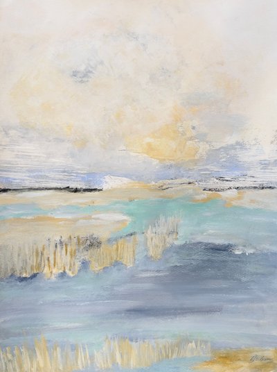 Soft Coastal Abstract by Breanna Megan Studio