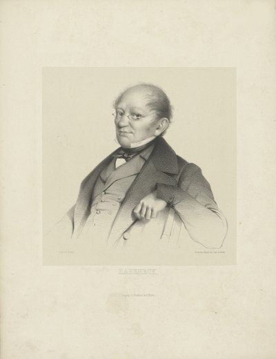Portrait of the composer François Antoine Habeneck 1781-1849, c. 1840 by Breitkopf and Härtel