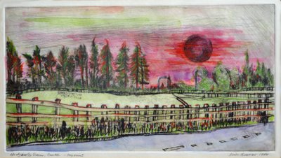 Sunset, Hedgerley Green by Brenda Brin Booker