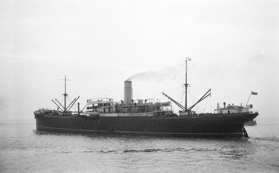 Opawa (1906) underway off Avonmouth by Brigadier L. R. E. Fayle