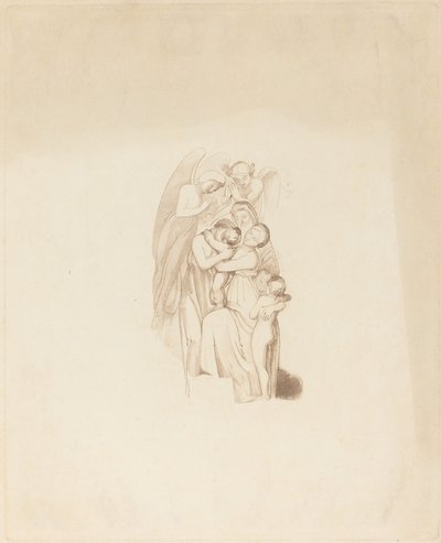 Holy Family with Angels by British 19th Century