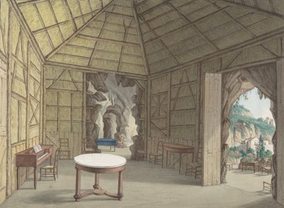 Dining Room, Villa Barbaja, Naples by British Anonymous 19th Century.