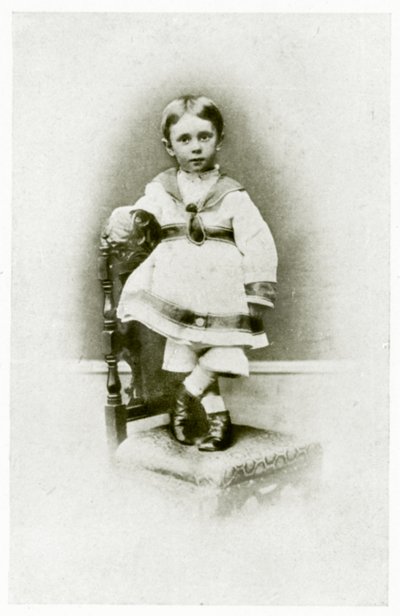 Aubrey Beardsley, aged 2 years and 3 months by British Photographer