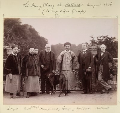 Li Hung Chang at Hatfield (Foreign Office Group), August 1896 by British Photographer