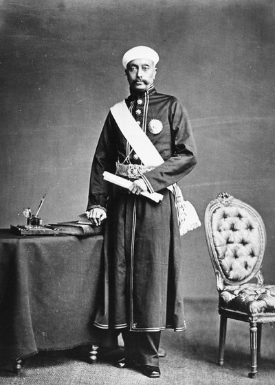 Sir Sala Jung, Prime Minister to the Nizam of Hyderabad, c.1870s by British Photographer
