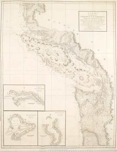 A Chart Showing Part of the Coast of North-West America by British School