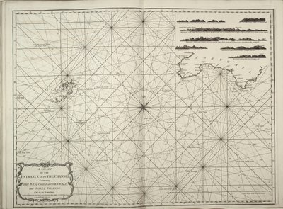 A Chart of the Entrance into the Channel Containing the West Coast of Cornwall and Scilly Islands with All the Soundings by British School