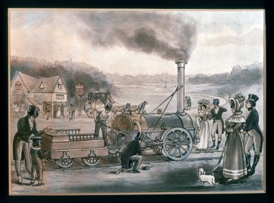 An artistic impression of Robert Stephenson