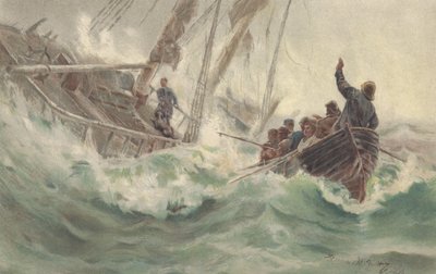 Captain and His Faithful Dog Go Down with Wrecked Ship, While Crew Escape by British School