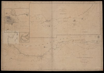 Chart of Terra Australis by M Flinders, Commr of His Majesty