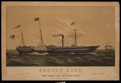 Empire City... New York and Chagres Line by British School