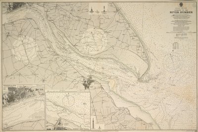 England, East coast, entrance to the River Humber surveyed by Captain G.E. Richards HM surveying ship 