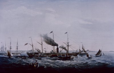 Great Western Steamship, Designed by Brunel, Completed in Bristol 1837 by British School
