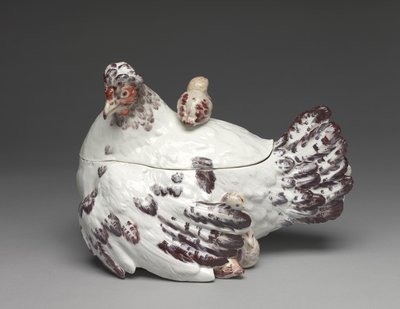 Hen and Chicks Tureen, Chelsea Porcelain Factory, c.1755 by British School