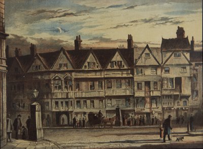 Holborn Bars, Bought and Restored by Prudential Assurance Co, c.1884 by British School
