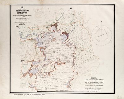 Ireland - West Coast, Glengariff Harbour. Surveyed by Qualifying Class, Navigation School Sept - Oct 1912. by British School