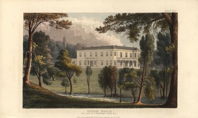 Oxton House, Devon, seat of Rev. John Beaumont Swete by British School