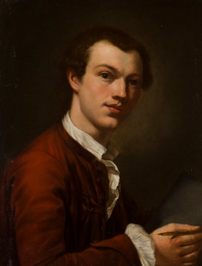 Portrait of an Artist, Possibly a Self-Portrait by British School