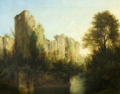 Raglan Castle by British School