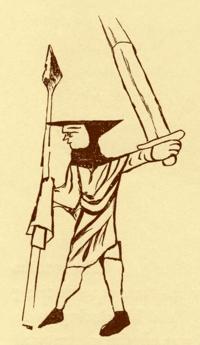 Scottish Foot Soldier during the Reign of Edward I by British School