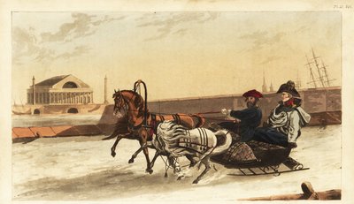 Sleigh Used in Winter by Alexander Emperor of Russia by British School