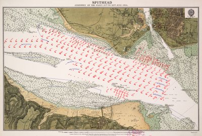 Spithead assembly of the fleet 15th to 20th July 1914 by British School