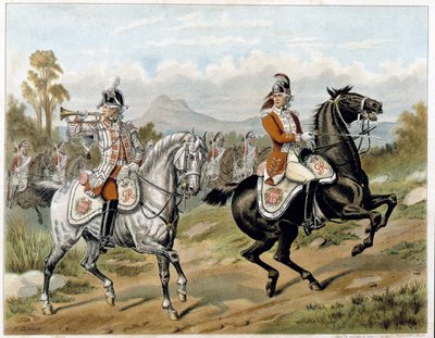 The 17th Light Dragoons (New Lancers), in America 1775 - in 