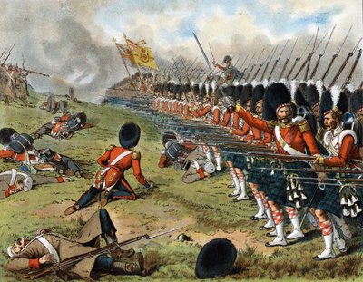 The advance of the 93rd Sutherland Highlanders at the Battle of the Alma 1854 - in 