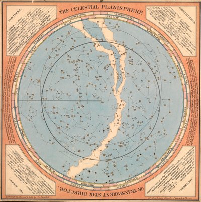 The celestial planisphere or transparent star director by British School