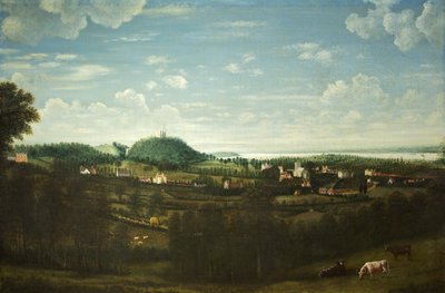 View of Henbury Village, c.1720 by British School