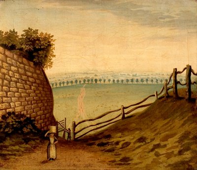 View of the Footpath to Lenton across Nottingham Park by British School