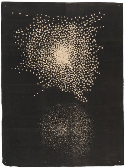 Wall Hanging Showing Two Star Clusters by British School