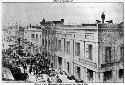Fort Vigilant, Sacramento, California, 1856 by Britton and Rey