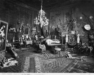 The study of the painter and Professor Tito Conti, Florence by Brogi Brogi