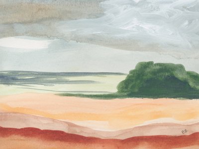 Abstract Desert Landscape by Bronwyn Baker
