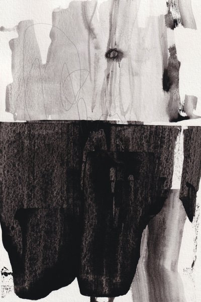 Abstract Layers Contrast by Bronwyn Baker