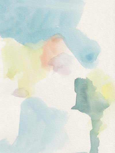 Calm Abstract Waters by Bronwyn Baker