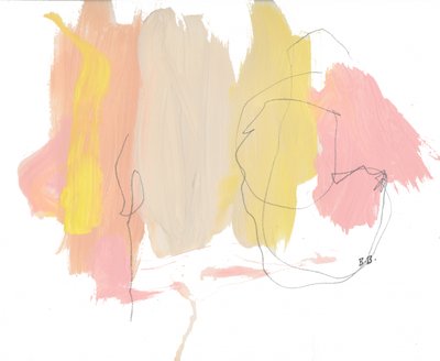 Soft Pastel Lines by Bronwyn Baker