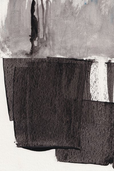 Stark Abstract Contrast by Bronwyn Baker