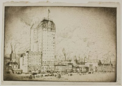 Chicago - The Blackstone Hotel by Bror Julius Olsson Nordfeldt