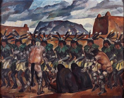 Thunder Dance (aka The Pinion Dance) by Bror Julius Olsson Nordfeldt