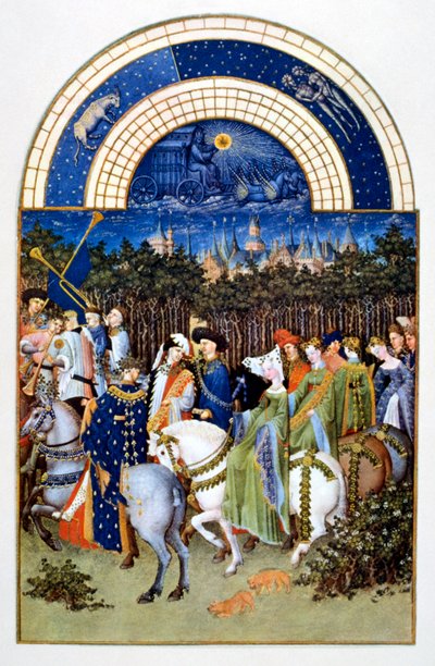May from The Very Rich Hours of the Duke of Berry by Brothers Limbourg