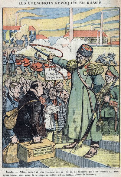 French Railroad Workers from France Address Leon Trotsky by Brousset