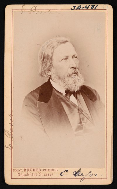 Portrait of Pierre Jean Edouard Desor by Bruder Freres